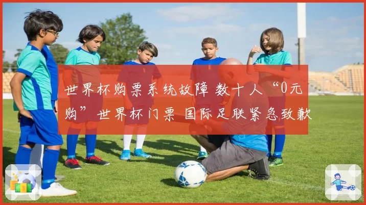 世界杯购票系统故障 数十人“0元购”世界杯门票 国际足联紧急致歉并催补票款 超过7天座位将被取消