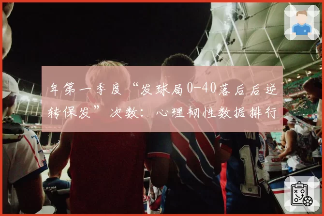 年第一季度“发球局0-40落后后逆转保发”次数：心理韧性数据排行